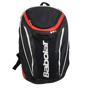 BABOLAT TENNIS BACKPACK BLACK RED PICKLEBALL RACKET SQUASH TRAVEL BAG ATHLETIC